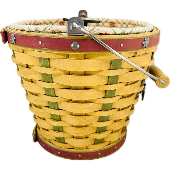 Longaberger Heritage Days Pail Basket 2003 Lid Liner Tie-On Protector Flyer - Picture 3 of 15